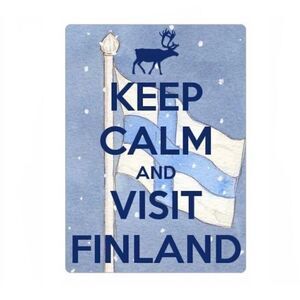 Keep Calm and Visit Finland Magnet 🇫🇮